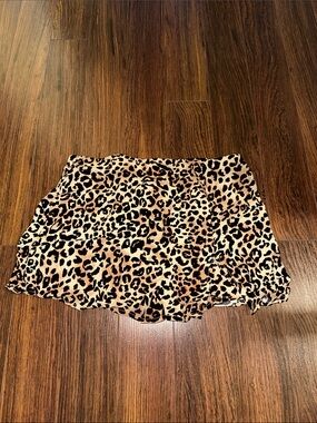 Leopard Print Skort - Urban Heritage